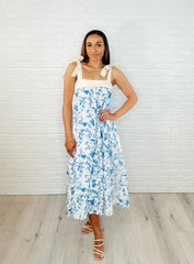 Prepare the Yacht Square Neck Dress