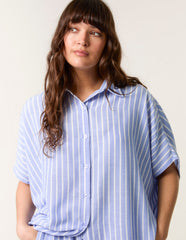 Oversized Pinstripe Shirt