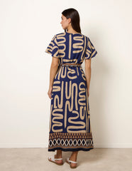 Dress With Abstract Print