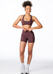 CoreActive Shorts - Dark Choc - Kikiva Collection
