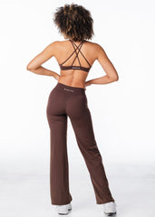 'Flow' Flares - Dark Choc - Kikiva Collection