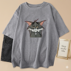 GREY TEE BORED TOM