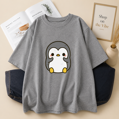 GREY TEE PENGUIN