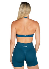 Dynamic Staple Halter Crop - Midnight - Kikiva Collection
