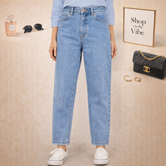 ICE BLUE MOM FIT