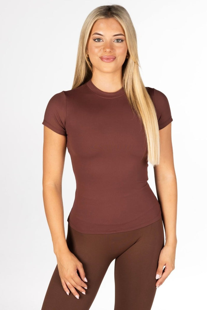 Kikiva Everyday Tee - Chocolate - Kikiva Collection