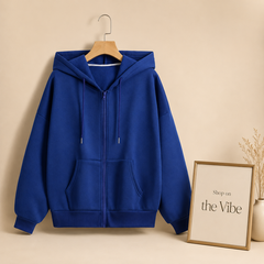ROYAL BLUE ZIPPER
