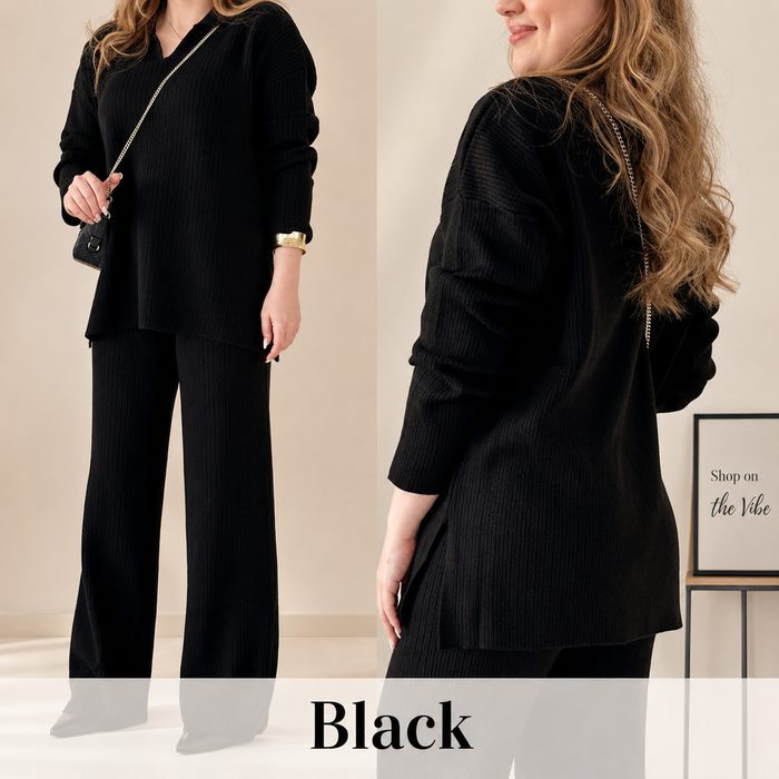 V-MATCHING DUO SET (BLACK COLOUR)