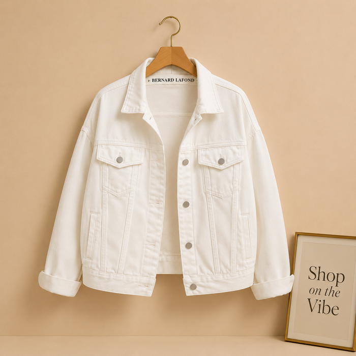 WHITE DENIM JACKET