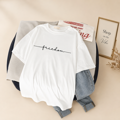 WHITE TEE FREEDOM