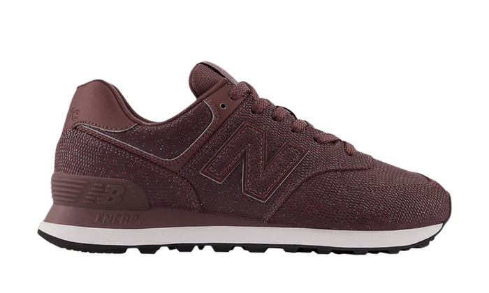 Wmns 574 'Burgundy Bone Reptile'