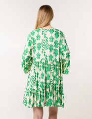 Tie Front Smock Dress