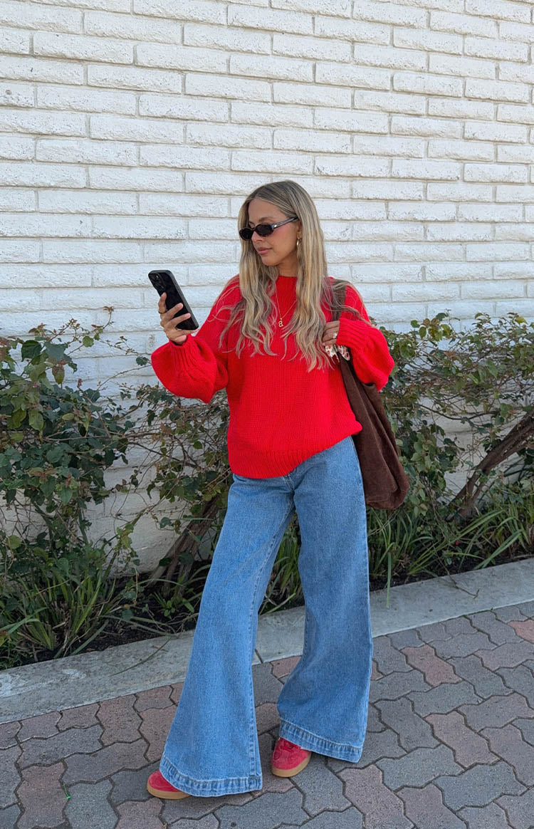 Chapman Red Sweater