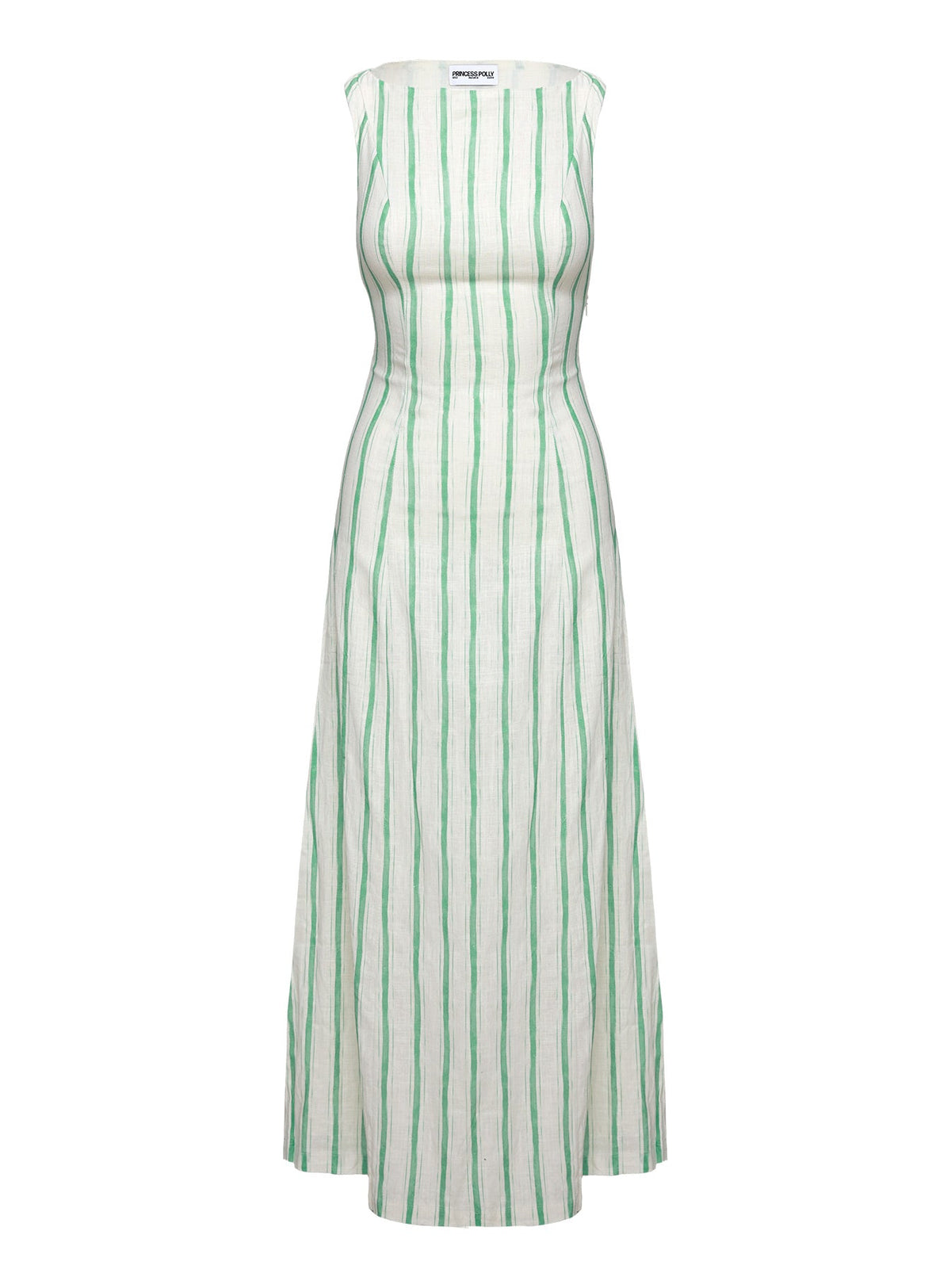 Lewisa Maxi Dress Green Stripe Tall