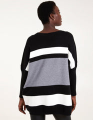Multi Stripe Colour Block Jumper