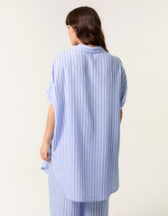 Oversized Pinstripe Shirt