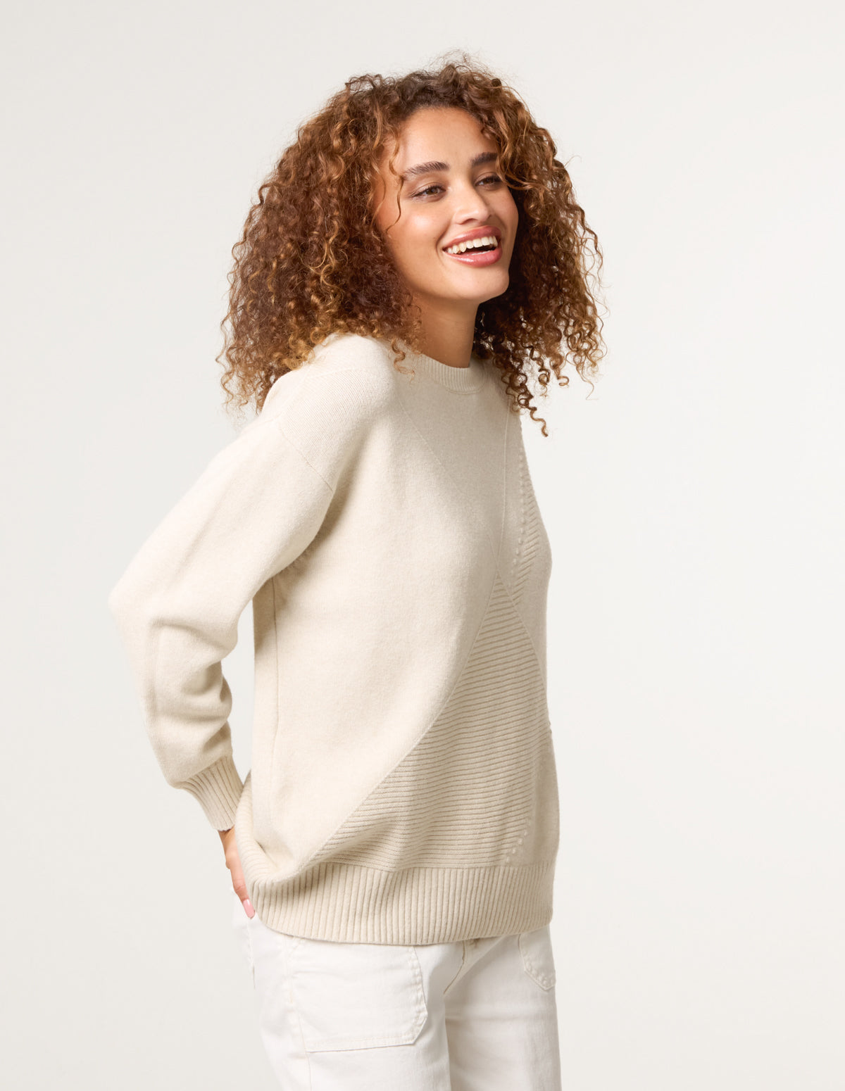 Argyle Stitch Detail Jumper