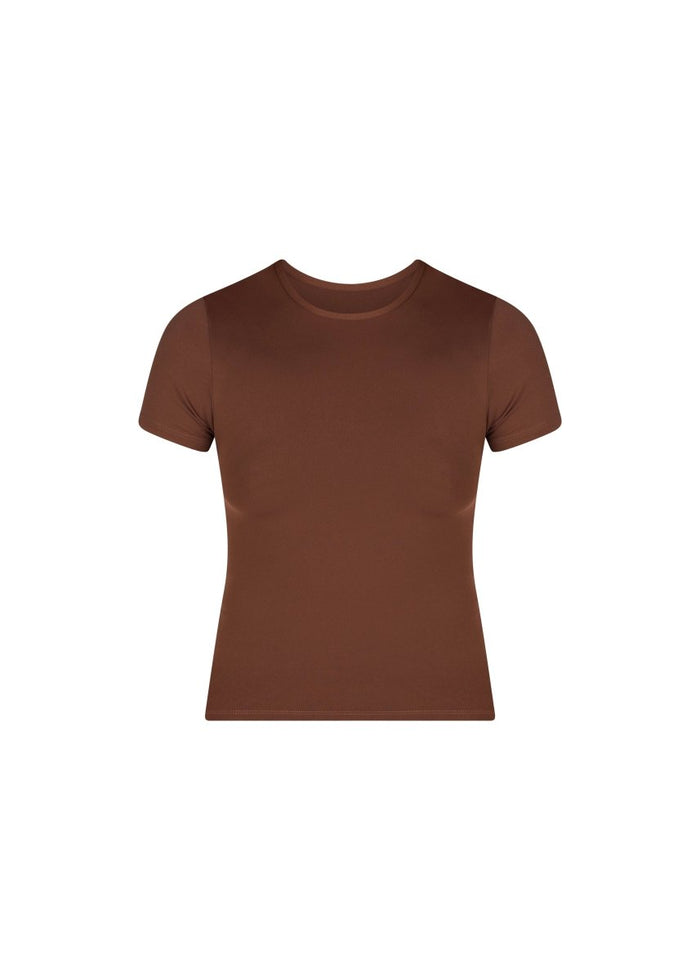 Kikiva Basic Tee - Mocha Brown - Kikiva Collection