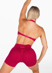 LOW Dynamic Seamless Short - Scarlett - Ruby Red - Kikiva Collection