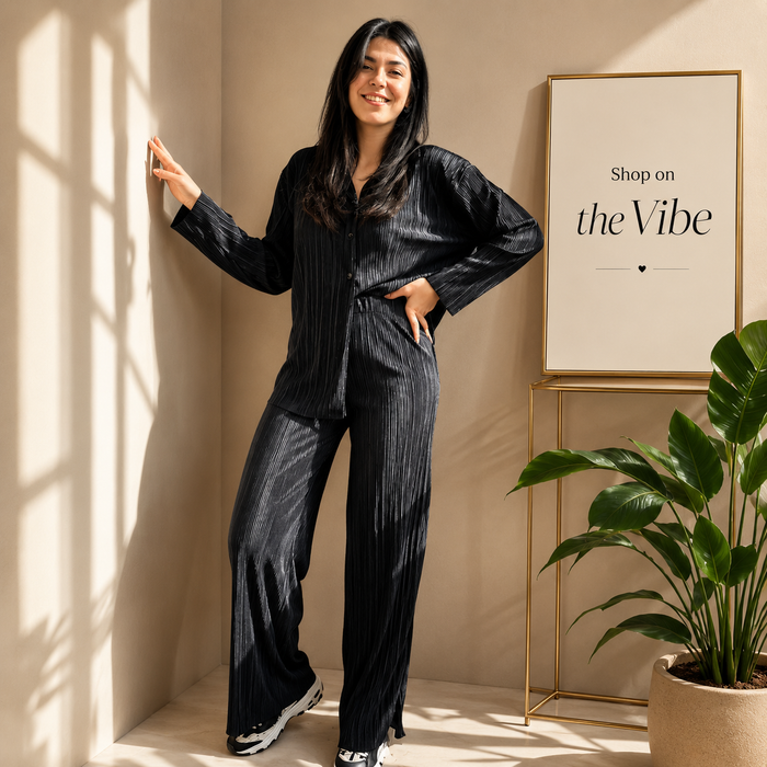 WRINKLE OUTFIT CHECK (BLACK COLOR)
