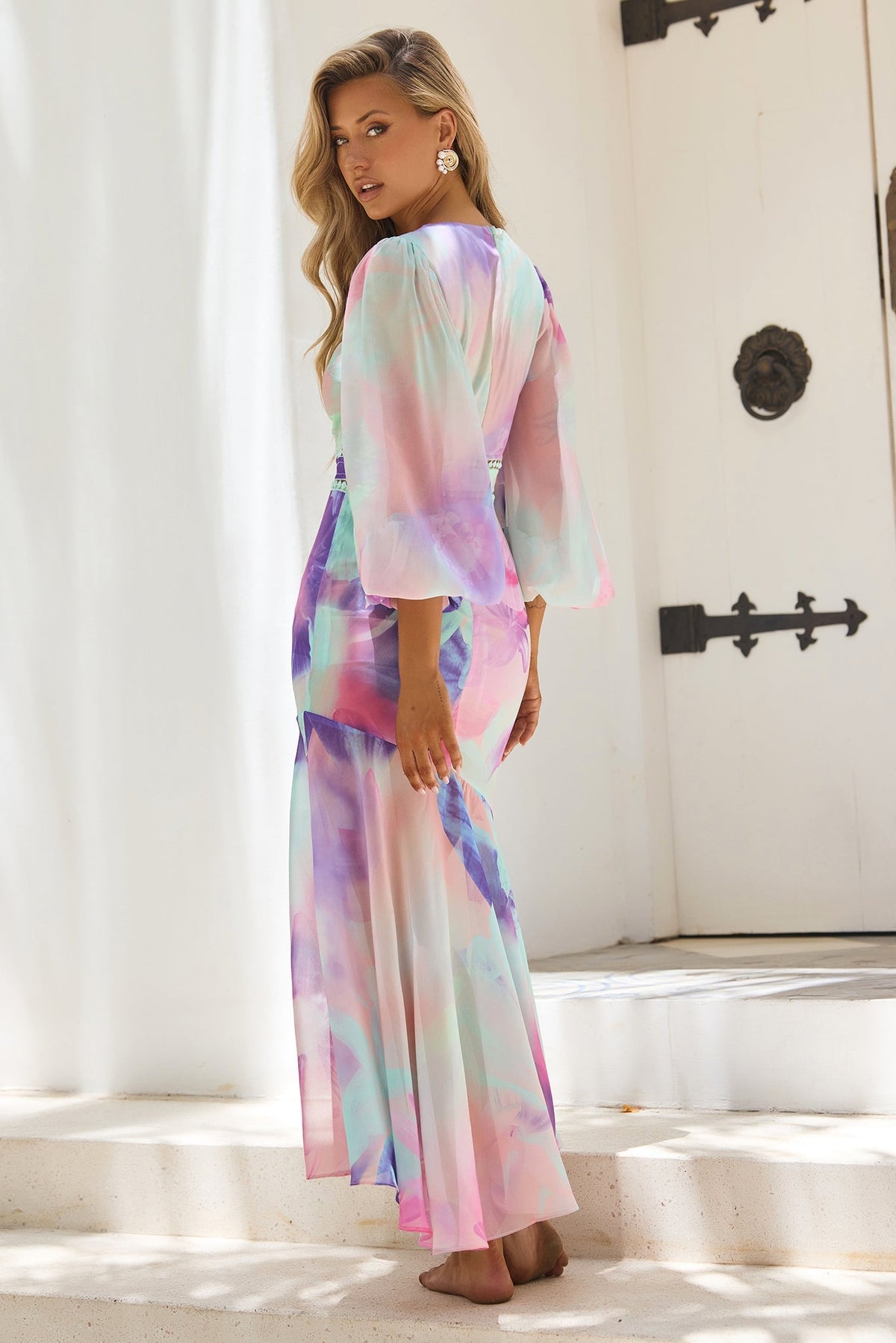 Zephine Maxi Dress - Pink Multi